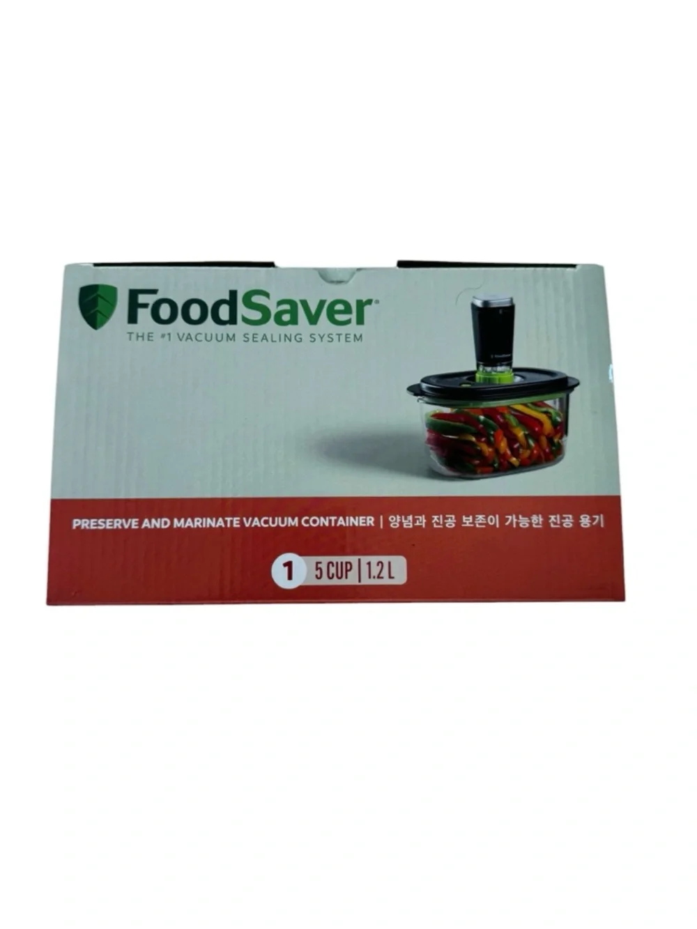 NEW FoodSaver Preserve & Marinate (1) 5 Cup Vacuum Container in Box